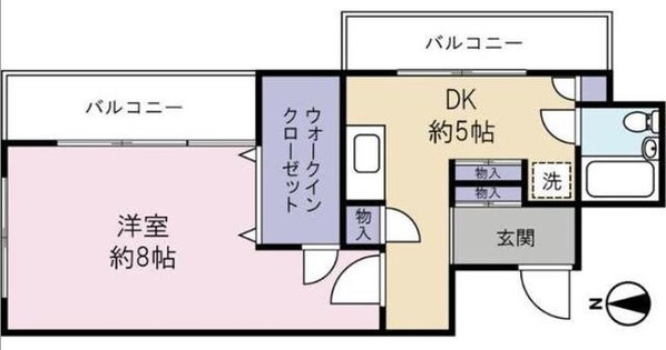 アパルトマンIIの物件間取画像